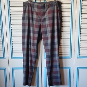 Uniqlo Plaid Elastic Waist Pants